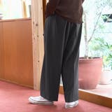 ウールブレンド タックワイドスラックスパンツ【インフルエンサー紹介アイテム】 | coen【women】 | 詳細画像12 