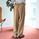 ウールブレンド タックワイドスラックスパンツ【インフルエンサー紹介アイテム】 | coen【women】 | 詳細画像19 