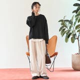 フェレットライクベロアイージーワイドパンツ【インフルエンサー紹介アイテム】 | coen【women】 | 詳細画像13 
