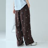 【セットアップ対応】フラワー刺繍イージーワイドパンツ | coen【women】 | 詳細画像16