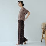 【セットアップ対応】フラワー刺繍イージーワイドパンツ | coen【women】 | 詳細画像21