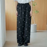 【セットアップ対応】フラワー刺繍イージーワイドパンツ | coen【women】 | 詳細画像22