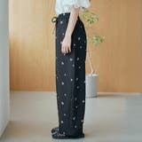 【セットアップ対応】フラワー刺繍イージーワイドパンツ | coen【women】 | 詳細画像23