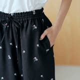 【セットアップ対応】フラワー刺繍イージーワイドパンツ | coen【women】 | 詳細画像26
