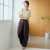 2タックとろみコクーンワイドパンツ | coen【women】 | 詳細画像10