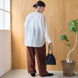 【撥水/ストレッチ/接触冷感】C.mt リラックス タックワイドイージーパンツ | coen【women】 | 詳細画像15 