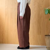 【撥水/ストレッチ/接触冷感】C.mt リラックス タックワイドイージーパンツ | coen【women】 | 詳細画像20 