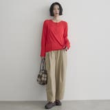 ウールライクイージーカーブパンツ | coen【women】 | 詳細画像14