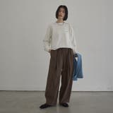 フィブリル加工 コクーンシルエットイージーパンツ | coen【women】 | 詳細画像11 