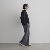 裏起毛ワイドデニムパンツ | coen【women】 | 詳細画像3