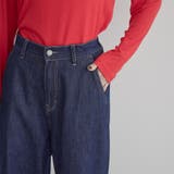 裏起毛ワイドデニムパンツ | coen【women】 | 詳細画像36