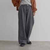 裏起毛ワイドデニムパンツ | coen【women】 | 詳細画像8