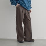 【定番 帯電防止】イージービューティーチェックワイドパンツ(WEB限定サイズあり… | coen【women】 | 詳細画像12