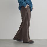 【定番 帯電防止】イージービューティーチェックワイドパンツ(WEB限定サイズあり… | coen【women】 | 詳細画像13