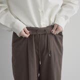 【定番 帯電防止】イージービューティーチェックワイドパンツ(WEB限定サイズあり… | coen【women】 | 詳細画像20