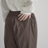 【定番 帯電防止】イージービューティーチェックワイドパンツ(WEB限定サイズあり… | coen【women】 | 詳細画像23