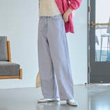 【春気分上がる美シルエットパンツ】デニムトッピングカーブパンツ | coen【women】 | 詳細画像2 
