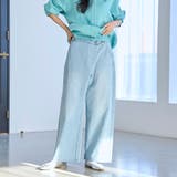 【脱ベーシック】デニムラップバギーパンツ | coen【women】 | 詳細画像3 