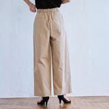 コットンナイロンツータックワイドパンツ | coen【women】 | 詳細画像11