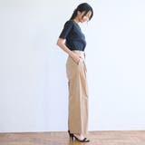 コットンナイロンツータックワイドパンツ | coen【women】 | 詳細画像14