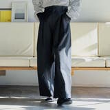 コットンナイロンツータックワイドパンツ | coen【women】 | 詳細画像2