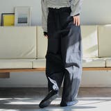コットンナイロンツータックワイドパンツ | coen【women】 | 詳細画像5