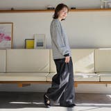 コットンナイロンツータックワイドパンツ | coen【women】 | 詳細画像6