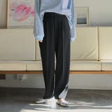 BLACK | イージービューティーテーパードパンツ（WEB限定サイズ） | coen【women】