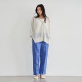 接触冷感リネンレーヨンテーパードパンツ（WEB限定サイズ） | coen【women】 | 詳細画像25 