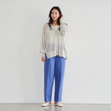 接触冷感リネンレーヨンテーパードパンツ（WEB限定サイズ） | coen【women】 | 詳細画像27 