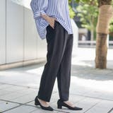 接触冷感リネンレーヨンテーパードパンツ（WEB限定サイズ） | coen【women】 | 詳細画像3 