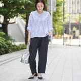 接触冷感リネンレーヨンテーパードパンツ（WEB限定サイズ） | coen【women】 | 詳細画像5 