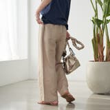 接触冷感リネンレーヨンワイドパンツ(WEB限定サイズ) | coen【women】 | 詳細画像10