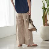 接触冷感リネンレーヨンワイドパンツ(WEB限定サイズ) | coen【women】 | 詳細画像11