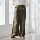 接触冷感リネンレーヨンワイドパンツ(WEB限定サイズ) | coen【women】 | 詳細画像15