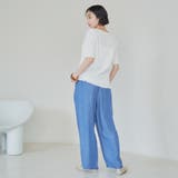 ライトデニムイージーワイドパンツ | coen【women】 | 詳細画像11 