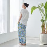 フラワープリント イージーワイドパンツ | coen【women】 | 詳細画像13 