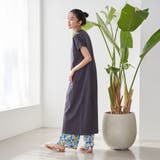 フラワープリント イージーワイドパンツ | coen【women】 | 詳細画像14 