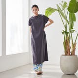 フラワープリント イージーワイドパンツ | coen【women】 | 詳細画像15 