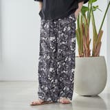 フラワープリント イージーワイドパンツ | coen【women】 | 詳細画像2 