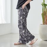 フラワープリント イージーワイドパンツ | coen【women】 | 詳細画像3 