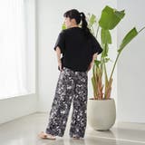 フラワープリント イージーワイドパンツ | coen【women】 | 詳細画像5 