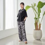 フラワープリント イージーワイドパンツ | coen【women】 | 詳細画像6 