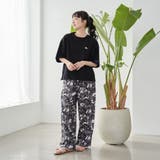 フラワープリント イージーワイドパンツ | coen【women】 | 詳細画像7 