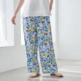 フラワープリント イージーワイドパンツ | coen【women】 | 詳細画像8 