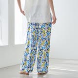 フラワープリント イージーワイドパンツ | coen【women】 | 詳細画像9 