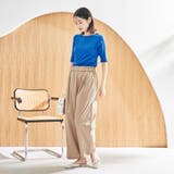 コットンタッチイージーワイドパンツ | coen【women】 | 詳細画像12