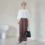 【接触冷感】イージービューティワイドパンツ(WEB限定サイズ) | coen【women】 | 詳細画像13