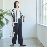 【接触冷感】イージービューティワイドパンツ(WEB限定サイズ) | coen【women】 | 詳細画像3