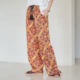 ORANGE | 【スザンヌさんコラボ】Suuバティック柄イージーワイドパンツ | coen【women】